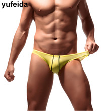 Sexy Mens Underwear Briefs Exotic Jockstraps Cueca Masculina Low-Rise Underpants Male Gay Sissy Panties Mens Briefs Penis Pouch 2024 - buy cheap