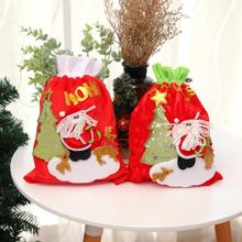 1 pcs Santa Claus Haversack Christmas Candy Bags Christmas Gift Bag Navidad Storage Bag Christmas Decoration Supplies AU394 2024 - buy cheap