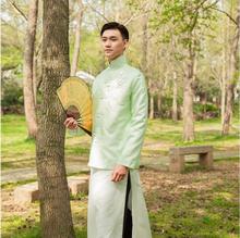 Jaqueta de roupa masculina + robe, trajes antigos de filme, para palco de televisão, roupas para homens antigos da china 2024 - compre barato