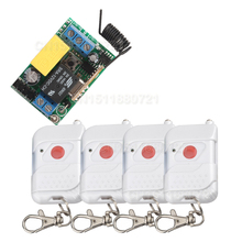 Interruptor de luz com controle remoto sem fio, casa inteligente, 220v, 1ch, rf, 4 transmissores, onda z