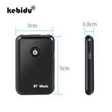 Kebidu mini receptor transmissor sem fio bluetooth 3.5mm 2 em 1 transmissor adaptador de áudio música estéreo para tv pc tablet mp3 2024 - compre barato