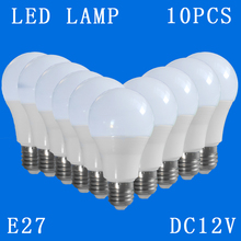 10pcs/lot DC12V E27 Led Lamps Cool White Down Lights Home globe Interior Lighting 3w 5w 7w 9w 12w 15w Replacement Bulbs Camping 2024 - buy cheap