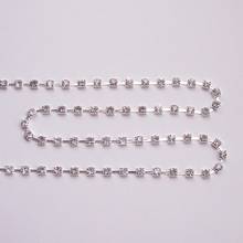 SS16(3.5mm) rhinestone cup chain,fahsion cup chain,crystal cup chain 2024 - buy cheap