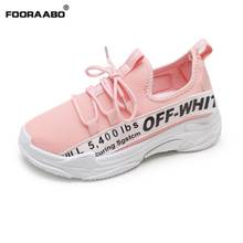 2018 Spring Korean Pink White Platform Sneakers Women Shoes Casual Breathable Mesh Thick Sole Ladies Sneakers Tenis Feminino 2024 - buy cheap