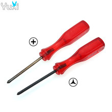 YuXi 2pcs Triwing Tri-Wing + Cross Wing Screwdriver Screw Driver for Wii GBA SP for DS Lite NDSL Repair Tool 2024 - buy cheap