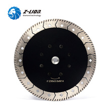 Z-LION 230mm Diamond Cutting & Grinding Saw Blade M14 Flage 9" Granite Marble Grinding Disc Saw Blade Grinder Disk 2024 - buy cheap