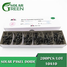 200 pces x mic 10a10 diodo 10a 1000 v schottky barreira diodos retificador para células solares painel fotovoltaico diy 2024 - compre barato