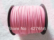 3mm Wide Pink Korea Faux Suede Fabric Leather Cord String Rope,Premium Cashmere Suede,Necklace and Bracelet Cord,DIY   Accessory 2024 - buy cheap