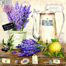 MHD 5D DIY Diamond Painting Lavender Table Icon New Arrival Full Square DIY Diamond Embroidery Sewing Art Home Decor 40x40cm kit 2024 - buy cheap