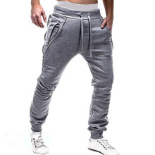 Pantalones de chándal ajustados para hombre, ropa de algodón para correr, gimnasio, entrenamiento, 2019 2024 - compra barato
