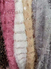Нигерийский Тюль кружевная ткань французская Сетка кружевная ткань вышивка сетчатая ткань для свадебного платья H-12157 2024 - купить недорого
