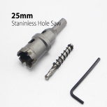 High Quality 25mm 0.98" Hard Alloy Metal Hole Saw Core Drill Bit  Drill Bit for Metal Working Universal Type 2024 - buy cheap