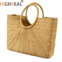 Summer New Women Straw Bag Bohemian Bali Rattan Beach Handbag Crossbody Handmade Kintted Bags Travel Vacation Totes Dropshipping 2024 - buy cheap