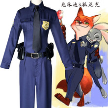 FREE PP 2016 Zootopia Officer Judy Hopps Costume Halloween Party Club Cosplay Costumes For Women Girls 2024 - buy cheap