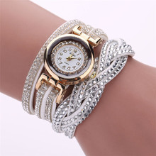 Модные женские часы Duoya, роскошный женский браслет, кварцевые наручные часы со стразами, женские часы под платье, Подарочные часы kol saati D30 2024 - купить недорого