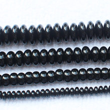 2-8mm Black agates Rondelle Loose Beads 15" For DIY Jewelry Making ,We provide mixed wholesale for all items ! 2024 - buy cheap