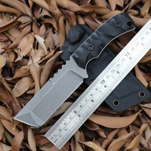 GODFUR Hummer Fixed blade knife G10 handle outdoor mountaineer camping tools hunting survival tactics portable knives K sheath 2024 - buy cheap