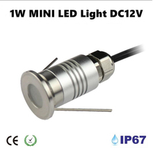 16 шт. 1 Вт CREE LED подземный свет напольный комнатный мини конденсационный наземный светильник 1 Вт ландшафтное освещение IP67 DC12-24V Бесплатная доставка 2024 - купить недорого