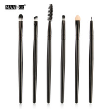 Maange-Conjunto de brochas de maquillaje, sombra de ojos, base, colorete, fusión para belleza, cepillo de maquillaje c0920, 6 uds. 2024 - compra barato