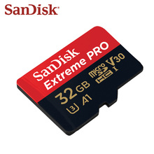 100% Original Sandisk Extreme PRO Card 32GB A1 Class 10 UHS-I U3 Max Speed Reading 100MB/s V30 Micro SD Card Memory Card 2024 - buy cheap