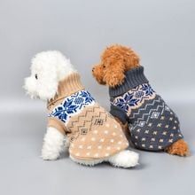 15 Colors Christmas Winter Dog Coat Clothes Warm Soft knitting Pet Dog Vest Sweater For Small Medium Dogs Classic Pattern 2024 - buy cheap