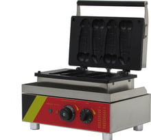 1500w quatro grande máquina de escultura comercial eletro-térmica grande escultura waffle maker aquecimento elétrico 2024 - compre barato