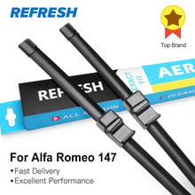 REFRESH Wiper Blades for Alfa Romeo 147 Fit Hook / Side Pin Arms 2000 2001 2002 2003 2004 2005 2006 2007 2008 2009 2024 - buy cheap