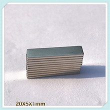 N35 neodymium magnet  100PCS  20 x 5 x1mm Super Strong Rare Earth Permanet Magnet Powerful Block Neodymium Magnets 20x5x1mm 2024 - buy cheap