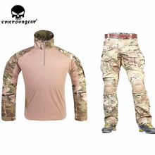 G3 Военная униформа для страйкбола рубашка брюки с наколенниками Военная Тактическая Мультикам Эмерсон охотничий камуфляж одежда для охоты 2024 - купить недорого
