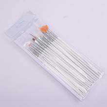 Rosalind 15PCS Nail Art Salon Brush New Gel Brush Design Set Dotting Painting Drawing Nail Polish Brush Nails Pen Tools 2024 - buy cheap