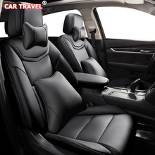 CAR TRAVEL Custom Leather car seat cover For Honda Accord Odyssey CR-V XR-V civic FIT CITY Crosstour Crider VEZEL AVANCIER cover 2024 - buy cheap