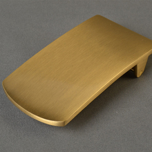 DIY artesanato de couro de material de latão sólido placa cinto pin fivela loop interno 40mm 2 pçs/lote 2024 - compre barato