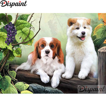Dispaint Full Square/Round Drill 5D DIY Diamond Painting "Animal dog grape" 3D Embroidery Cross Stitch Home Decor Gift A17206 2024 - buy cheap