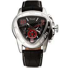Class JARAGAR Brand Automatic Self-wind Mechanical Watch Men Luxury Triangle Design Function Dial Leather Wrist Watches Clock 2024 - buy cheap