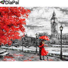 DIAPAI 100% Full Square/Round Drill 5D DIY Diamond Painting "Couple scenery" Diamond Embroidery Cross Stitch 3D Decor A21711 2024 - buy cheap