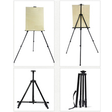 Portable Metal Painting Easel Stand Adjustable Foldable Display Holder with Carry Bag for Artist Art Sketching Drawing Display 2024 - buy cheap