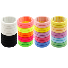 10pcs/Lot Fashion 4cm Diameter  Elastic Ponytail Holders Accessories Girl Women Rubber Bands Tie Gum Headwear Hair Bands 2024 - buy cheap