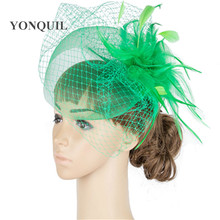 High Quality Multiple Color Crinoline Fascinator Headwear Event Headpiece Millinery Hair Accessories Party Hats TMYQ044 2024 - buy cheap