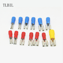 50PCS Female Insulated Electrical Crimp Terminal for 0.5-6mm2  22-10AWG Connectors Cable Wire Connector 2024 - buy cheap