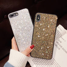 Glitter Bling Phone Case For iPhone X XR XS XS Max Protective Back Cover For iPhone 8 Plus 7 6 6S 11 Pro Luxury Cover Capa Shell 2024 - buy cheap