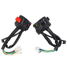 1 Pair Motorcycle ATV 7/8" Handlebar Horn Turn Signal Headlight Electrical Start Switch 2024 - buy cheap