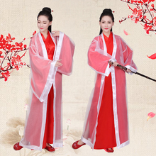 Hanfu Mulheres Traje Chinês Antigo Chinês Tradicional Roupa Hanfu Palco Vestido de Trajes de Dança do Sexo Feminino Dança Folclórica Traje 2024 - compre barato