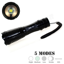 Portable 3800 lumens Waterproof Cree XM-L T6 Led flashlight zoomable 5-modes Focus torch light 18650 battery or 3* AAA 2024 - buy cheap