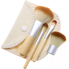 4PCS/LOT Bamboo Brush Foundation Brush Make-up Brushes Cosmetic Face Powder Brush For Makeup Beauty Tool 2024 - buy cheap