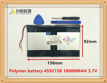 Tablet pc 3.7V,10000mAH (polymer lithium ion battery) Li-ion battery for tablet pc 9.7 inch 10.1 inch [4592158] Free Shipping 2024 - buy cheap