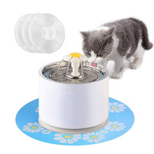 Bebedouro automático para gato, dispensador de água grande para gatos, com filtro e tigela 2024 - compre barato