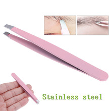 Eyebrow Tweezers Stainless Steel Face Hair Removal Eye Brow Trimmer Eyelash Clip Cosmetic Beauty Makeup Tool 1pcs 2024 - buy cheap