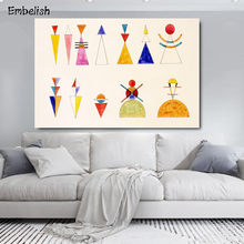 Cuadros Embelish de Kandinsky, cuadros modernos de decoración del hogar para sala de estar, lienzo HD, pinturas de pared del dormitorio, pósteres artísticos 2024 - compra barato