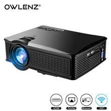 Owlenz SD60 Multi-экран мини Портативный проектор 1500 люмен HD светодио дный дома Кино Поддержка Miracast Airplay Wi-Fi Proyector 2024 - купить недорого