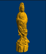 Relief for CNC 3D model in STL file format Goddess Of Mercy_5 2024 - buy cheap